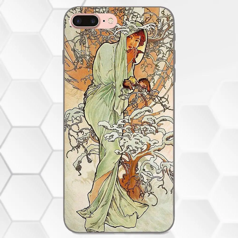 Мягкие ТПУ чехлы для мобильных телефонов Alfons Fly Primavera Apple iPhone 4 4S 5 5S SE 6 6S 7 8 Plus X XS Max