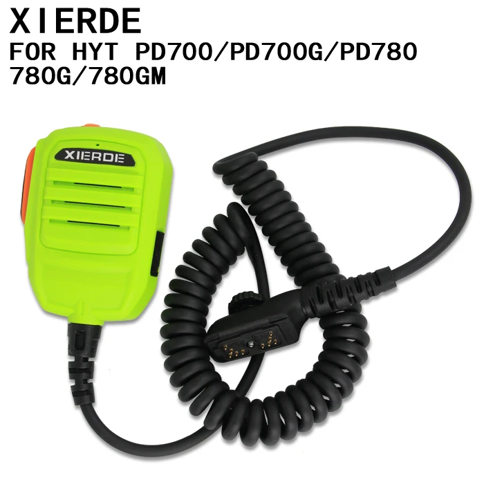 XIERDE sm18n2 MIC Speaker Handfree for Hytera PD series radio pd700 / pd700g pd780 pd780g pd780gm etc. Portable Radio|Запчасти и