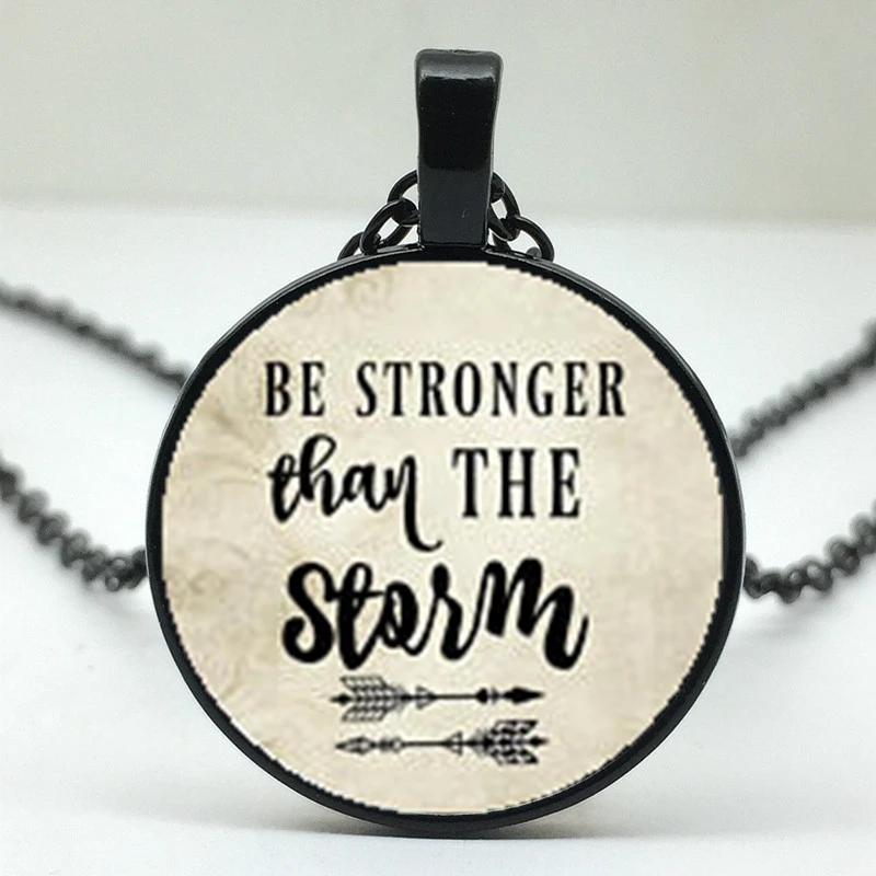 2018/новое ожерелье из сплава стекла сильнее Подвески STORM вдохновляющее с шармом