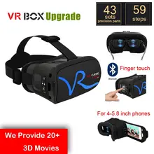 2016 VR Box II 2.0 upgrade bluetooth virtual reality 3d Glasses headset RKA1 Google Cardboard for iphone 4-5.8 inch smartphone
