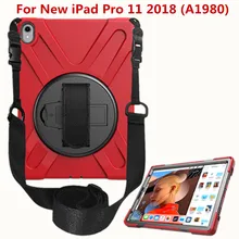 Tablet Case 360 Degree Rotating Stand Protective Cover For New iPad Pro 11 2018 A1980 Shockproof Heavy Duty Silicone Tablet Case Tablet Case 360 Degree Rotating Stand Protective Cover For New iPad Pro 11 2018 A1980 Shockproof Heavy Duty Silicone Tablet Case
