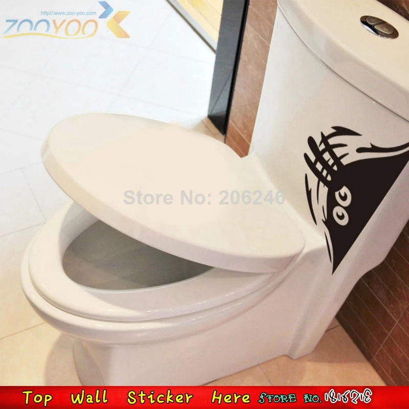 Voyeur Augen Wc Aufkleber Flugzeug Wandtattoos Papier Handwerk
