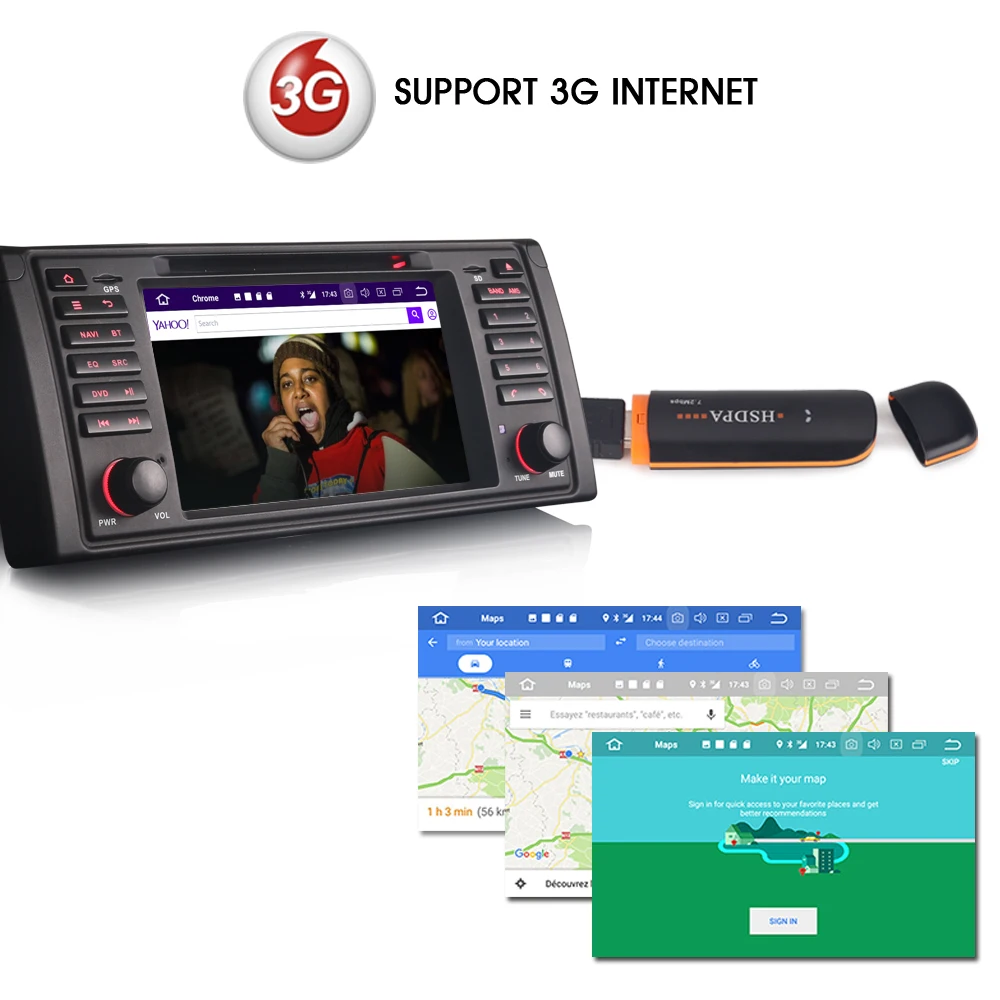 Clearance Android 8.0 Autoradio Car Stereo GPS WiFi DAB+ Radio DVR DTV-IN SatNav CD OBD Car DVD player for BMW 5 Series E39 E53 X5 M5 3 Clearance Android 8.0 Autoradio Car Stereo GPS WiFi DAB+ Radio DVR DTV-IN SatNav CD OBD Car DVD player for BMW 5 Series E39 E53 X5 M5 3