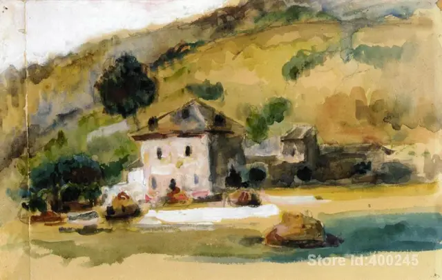 Berühmte gemälde by paul cezanne in der nähe aix en