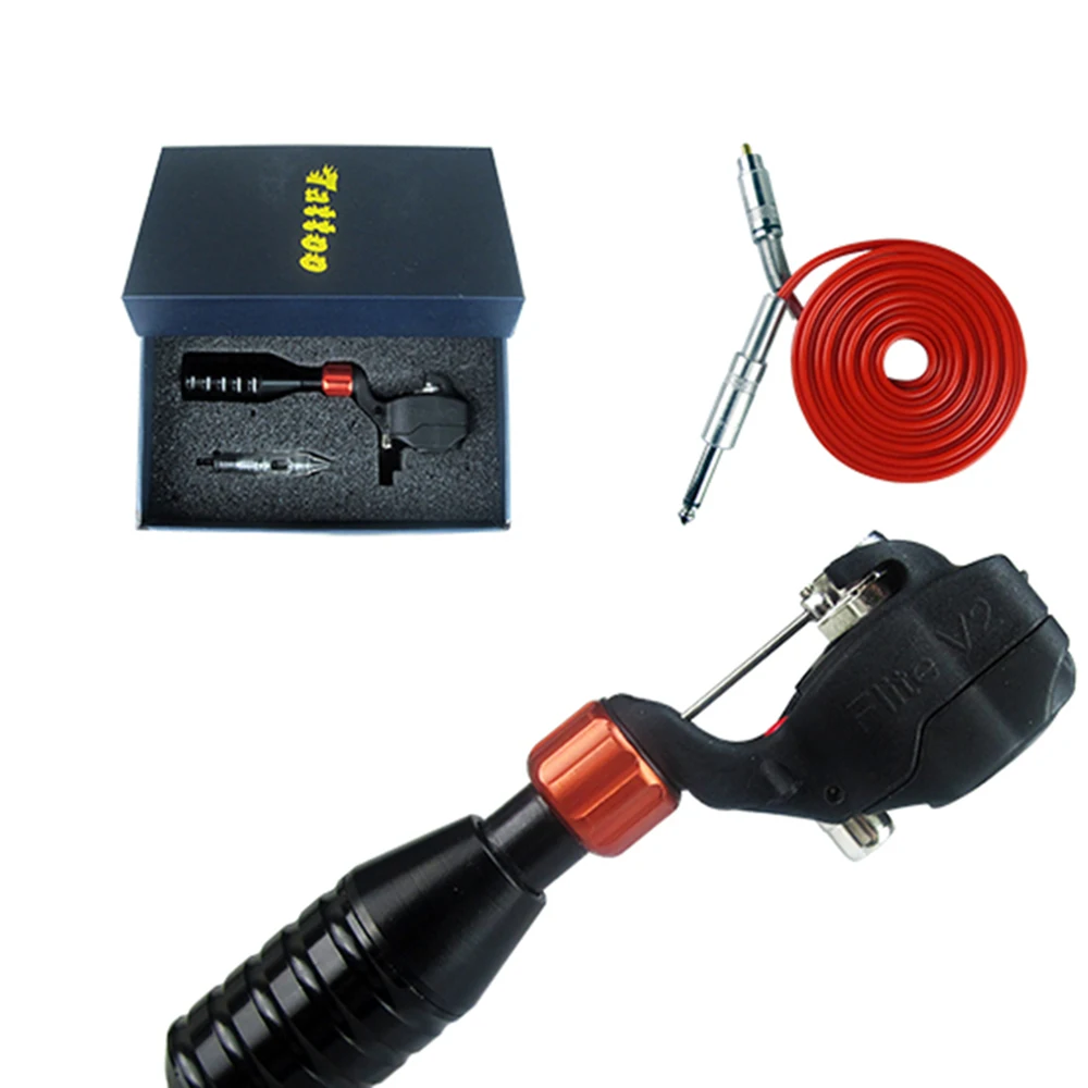 

1Pcs New Pipe RCA Interface Tattoo Pen Permanent Makeup Eyebrow Rotary Tattoo Machine Gun maquinas de tatuajes Tattoo Supplies