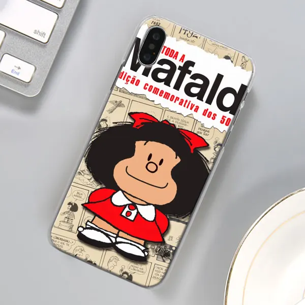 Mafalda чехол для телефона для Apple iPhone X XR 7 8 Plus 6 6s Plus XS MAX 11 Pro Max SE чехол для телефона Coque - Цвет: 14