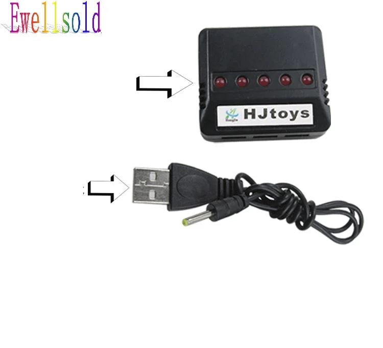 

Ewellsold  X5C X5 X5SW X5SC RC RC quadcopter RC drone 3.7V  Li-polymer Battery 5 in1 charger box Free shipping