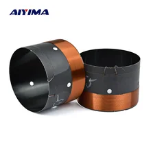 AIYIMA 2 шт аудио динамик сабвуфер звуковая катушка 75 мм до 76,5 мм динамик s запасные части Аксессуары для домашнего кинотеатра звуковая система