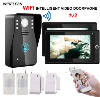 

MOUNTAINONE high-definition intelligent WIFI network wireless video intercom doorbell with anti-theft alarm video door phone