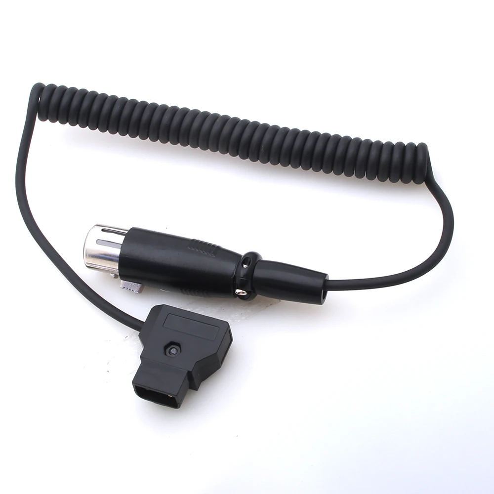 

Coiled D-Tap Type B Male 2-Pin to Female 4Pin XLR Cable Line For Power Adapter For 12VDC power adaptation