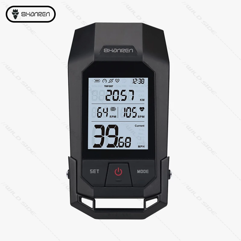 

shanren wireless cycling odometer bicycle computer road mtb bike race watch speed cadence heart rate sensor power meter BLE Lamp