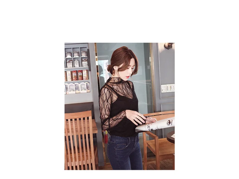 Sexy Mesh Long Sleeve T Shirt (16)