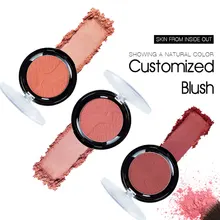 Макияж пудра-румяна для щек 4 вида цветов матовые румяна палитра пудры стойкие водонепроницаемые женские румяна для макияжа лица
