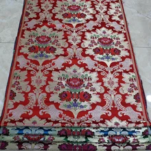 Платье Чонсам шоу Wo монгольский халат Тибет тибетская одежда декоративная ткань жаккард спиннинг парча ткань