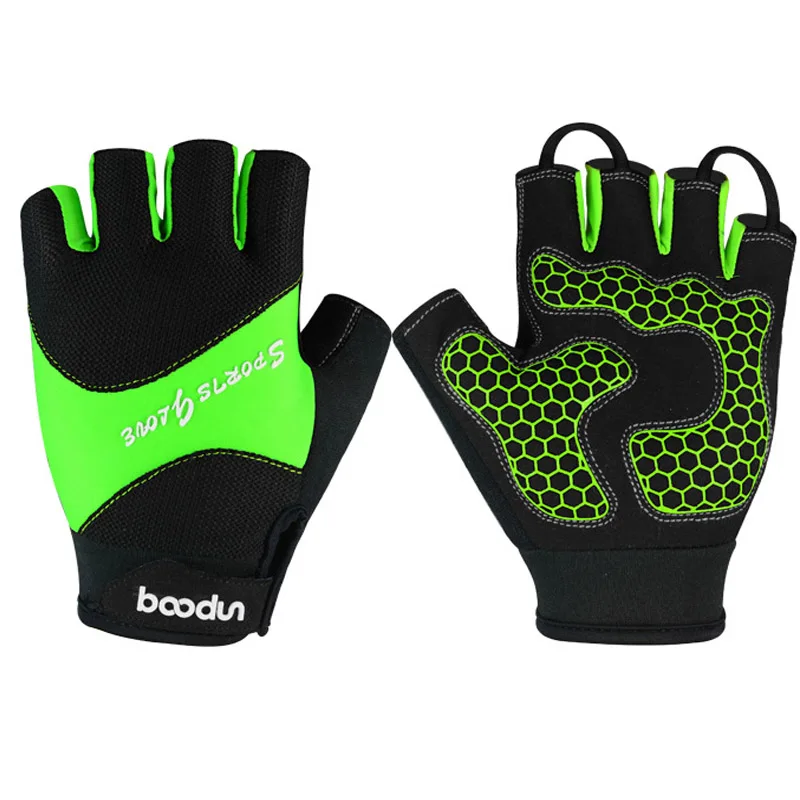 Bootun летние перчатки для велоспорта с половинными пальцами нейлоновые горные дышащие велосипедные перчатки для Спортивного Велосипеда Ciclismo - Цвет: as picture
