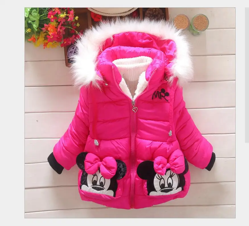 Новая детская верхняя одежда зимнее хлопковое пальто с капюшоном зимняя куртка детское пальто зимняя одежда для девочек толстые пуховики и парки