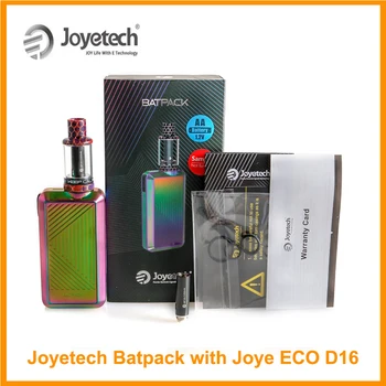 

Original Joyetech BATPACK Kit With Joye ECO D16 Atomizer 2.0ml Capacity 0.5ohm BFHN Coil Electronic Cigarette