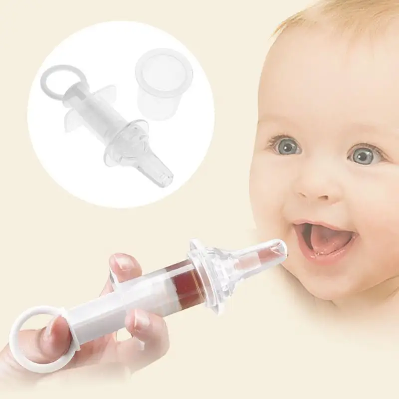 

Baby Squeeze Medicine Dropper Dispenser Baby Pacifier Needle Feeder Feeding Flatware Utensils Kids Nipple for Medicines