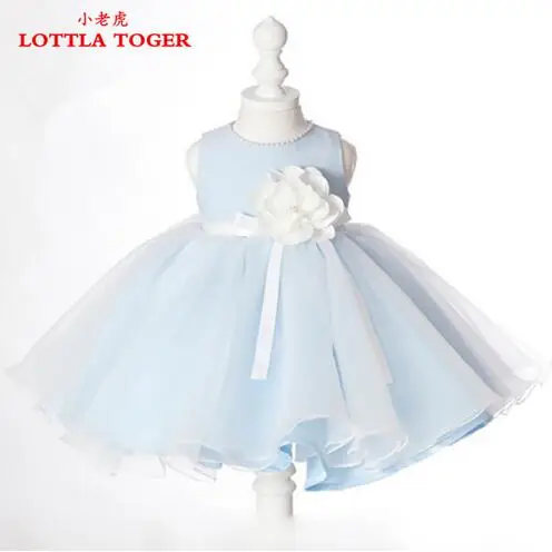 Г. Платье принцессы; элегантный светильник; голубое свадебное платье для маленьких девочек; кружевное фатиновое платье для дня рождения; элегантное платье с цветочным узором для девочек