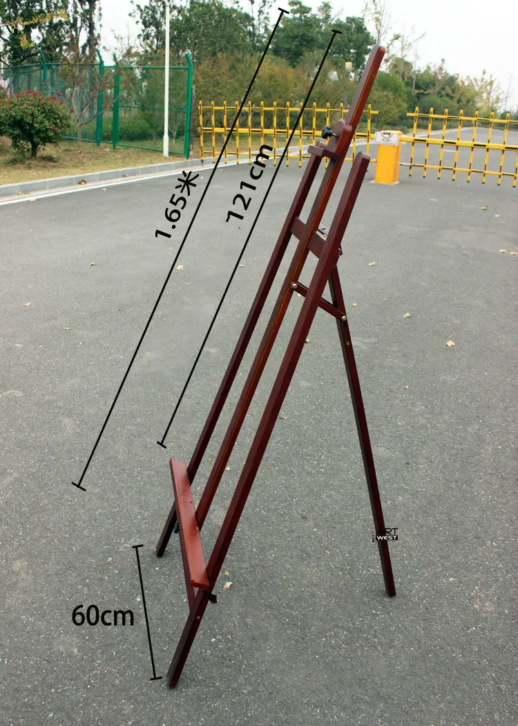1,65 м деревянное Ананасовое масло мольберт спасательный эскиз рамка выставочный стенд рисунки по дереву мольберт подставка 3 цвета опционально