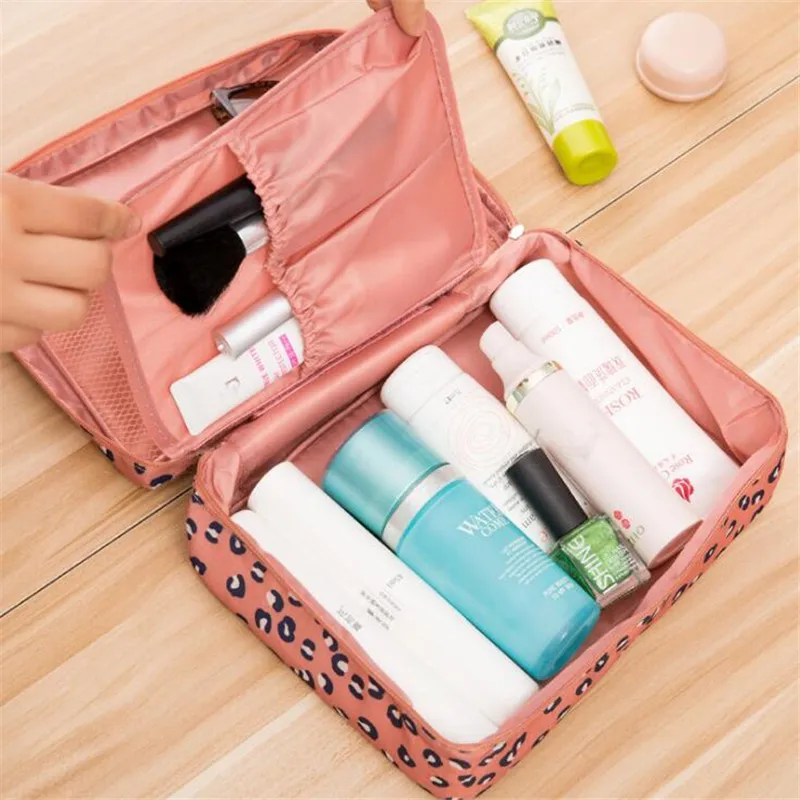Fashion Portable Cosmetic Bag Women Make Up Bag Travel Organizer Polyester Packaging Cube Neceser Mujer Fashion Portable Cosmetic Bag Women Make Up Bag Travel Organizer Polyester Packaging Cube Neceser Mujer