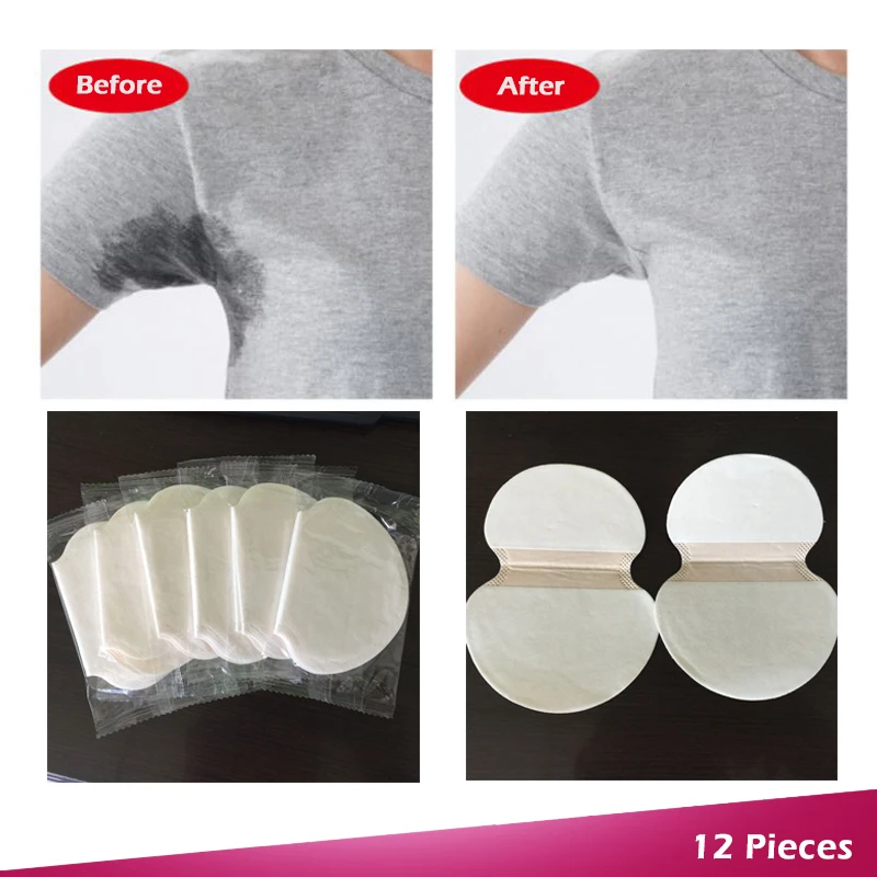 

6 Packs Disposable Absorbent Underarm Guard Pads Deodorant Armpit Sheet Dress Clothing Shield Sweat Perspiration Pads Wholesale