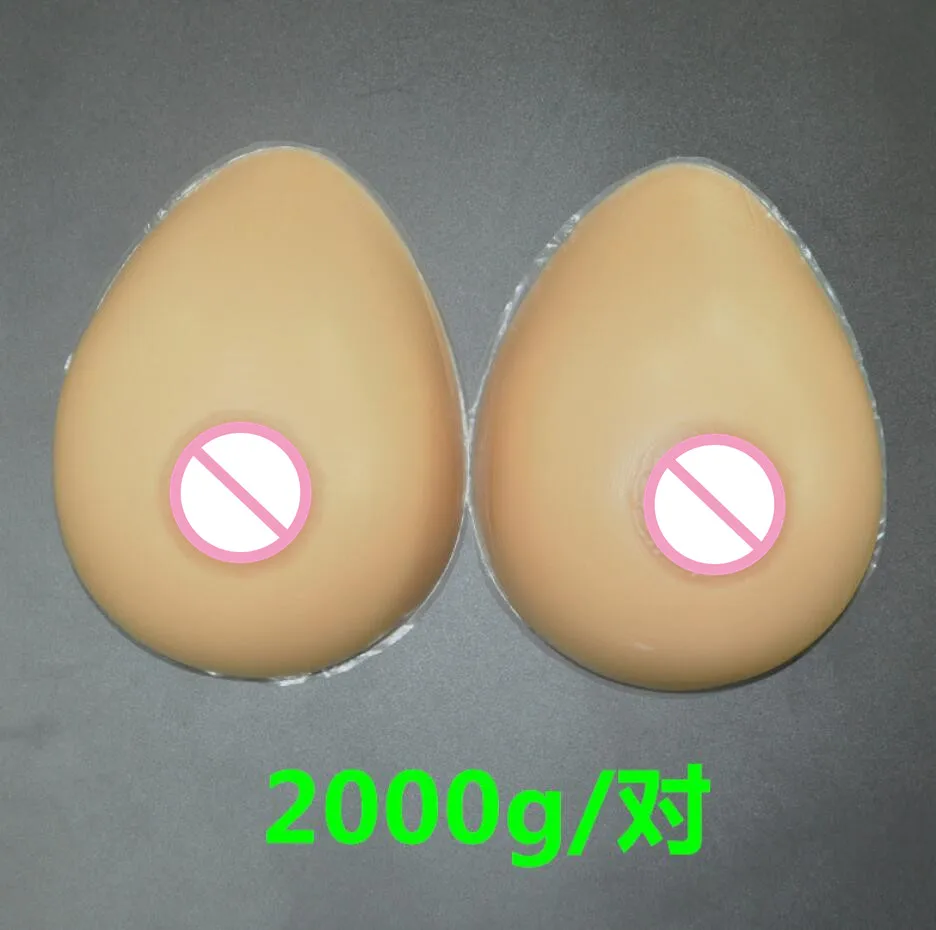 2000 г/пара 42E/46D/48C силиконовые формы груди мастэктомия Искусственный Силиконовые поддельные груди для трансвеститов и трансвеститов