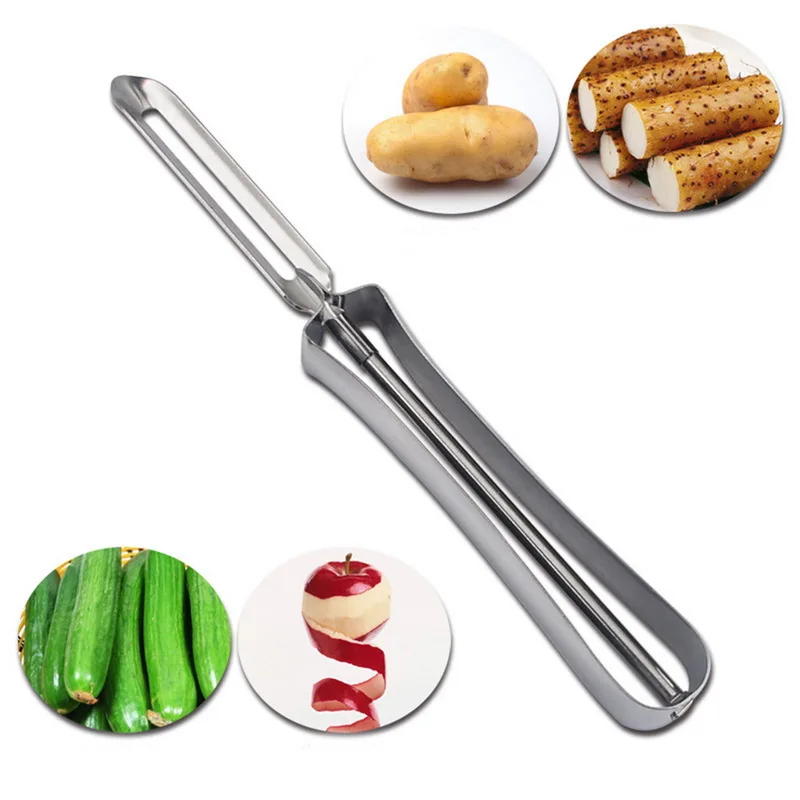 

1PC Stainless Steel Fruits Peeler Multifunction Vegetable Peeler Double Planing Grater Kitchen Accessories Cooking Tools