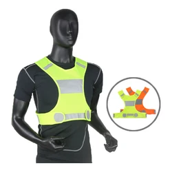 High Visibility Reflective Vest Unisex Outdoor Safety Vests Cycling Vest Men Working Night Running Sports Outdoor Clothes Women