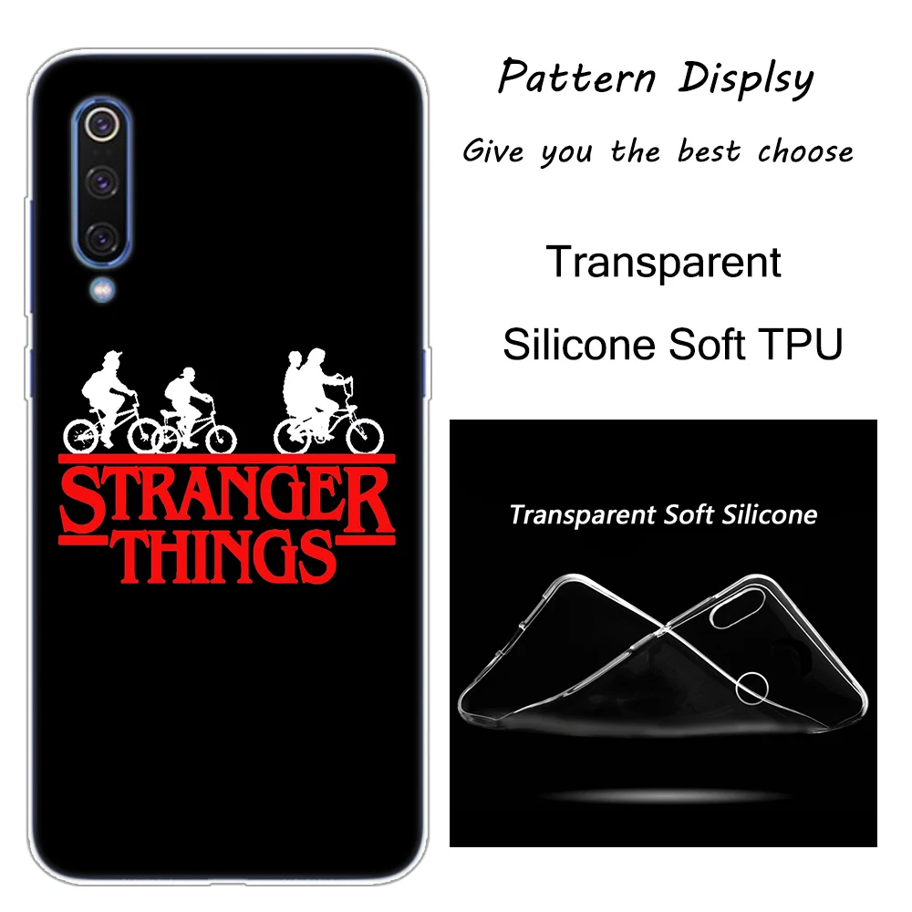 Stranger Things Silicone Case For Xiaomi Pocophone F1 9T 9 9SE 8 A2 Lite A1 A2 Mix3 Redmi K20 7A Note 4 4X 5 6 7 Pro S2 Cover - Color: 002