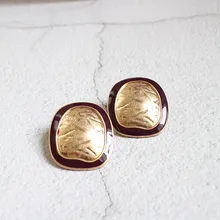 Вечный чудо-глэм Эмаль Ретро Гео серьги-гвоздики для панков вечерние подарок Brincos Дата Топ Выпускной ins Редкие новые серьги необычные 2285