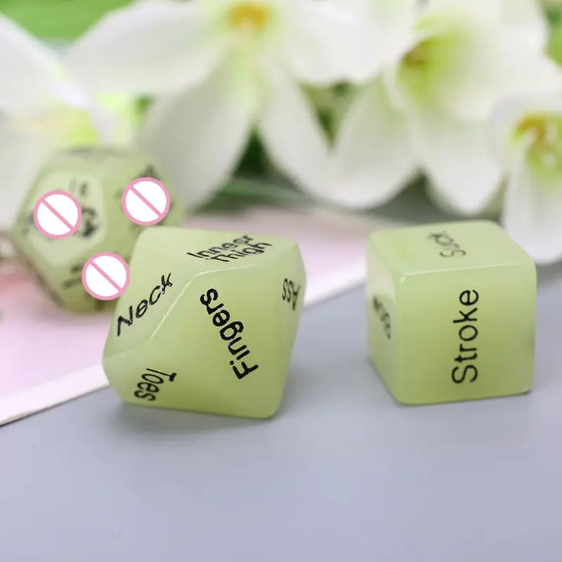 4 шт./компл. светящиеся сексуальные кубики D6 D10 D12 акриловые для клубных баров