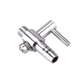 

New Arrival 6X Thread Stainless Steel Aquarium Air Flow Distributor Lever Control Valve