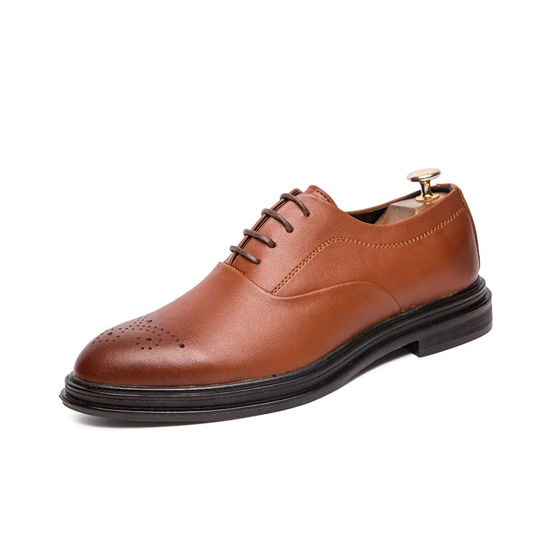 Элегантный официальные мужские кожаные туфли джентльмен Итальянское Платье Мужская обувь вечерние бизнес homme классическая работа Оксфордские туфли для мужчин