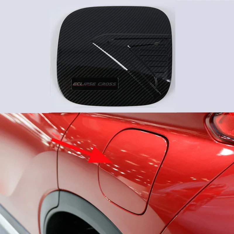 For Mitsubishi ECLIPSE CROSS 2018 Fuel Tank Cap ABS Chrome Car Sticker