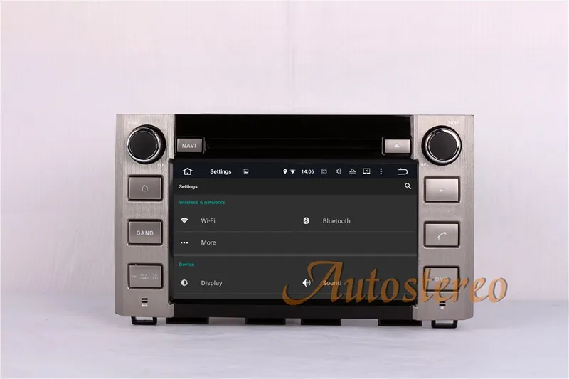 Cheap 8 Inch Android 8.0 7.1 Quad Core Car GPS Navigation DVD Player For Toyota Tundra 2014-2016 Satnav Car Stereo Unit Autostereo 16