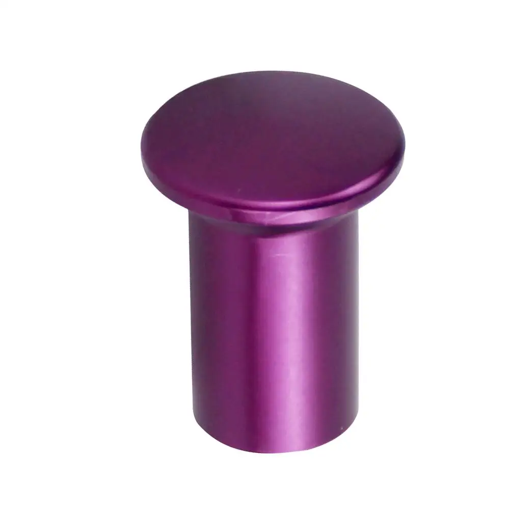 1 шт. Универсальный Автомобильный алюминий автомобильный Дрифт Ручка Авто Модифицированная Тормозная ручка Дрифт поворотная ручка кнопка блокировки автомобильные аксессуары - Название цвета: Purple