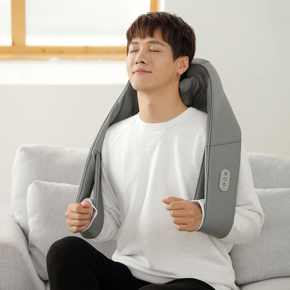 Original Xiaomi Lefan 3D Wireless Electrical Neck Shoulder Body Massager U Shape Shiatsu Heated Kne