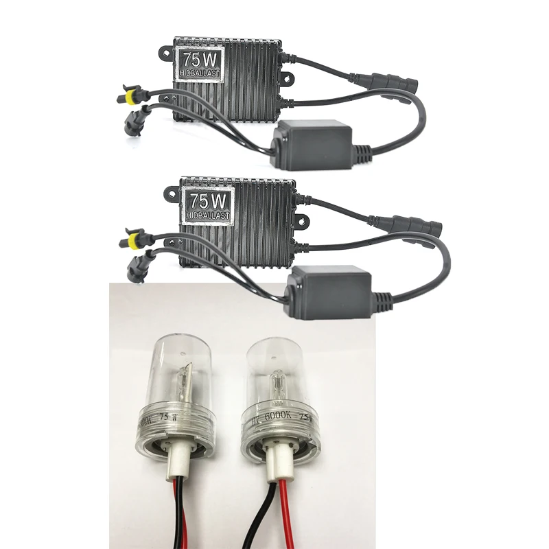 DUU 75 W балласт HID ксеноновая лампочка 12 V H1 H3 H7 H11 9005 9006 4300 k 5000 6000 8000 Авто Xeno фар