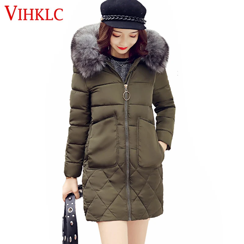 Aliexpress.com : Buy 2017 Fur Collar Fashion Winter Puffer