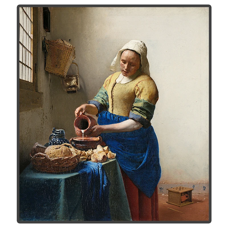 Алмазная живопись The Milkmaid 5D сделай сам полноразмерная и круглая вышивка картина