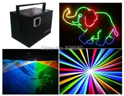 Кейс + полный Цвет Disco 5 W RGB сценический лазерный светильник оборудование для дискотек ди-джей в ночном клубе вечерние бар развлечение show луч