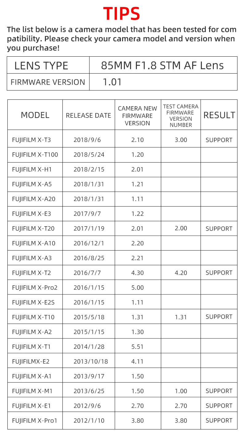 VILTROX PFU RBMH 85 мм F1.8 STM x-крепление AF с автоматической фокусировкой стандартный объектив для портретной съемки Fuji XT3 XT100 X-PRO fx-крепление