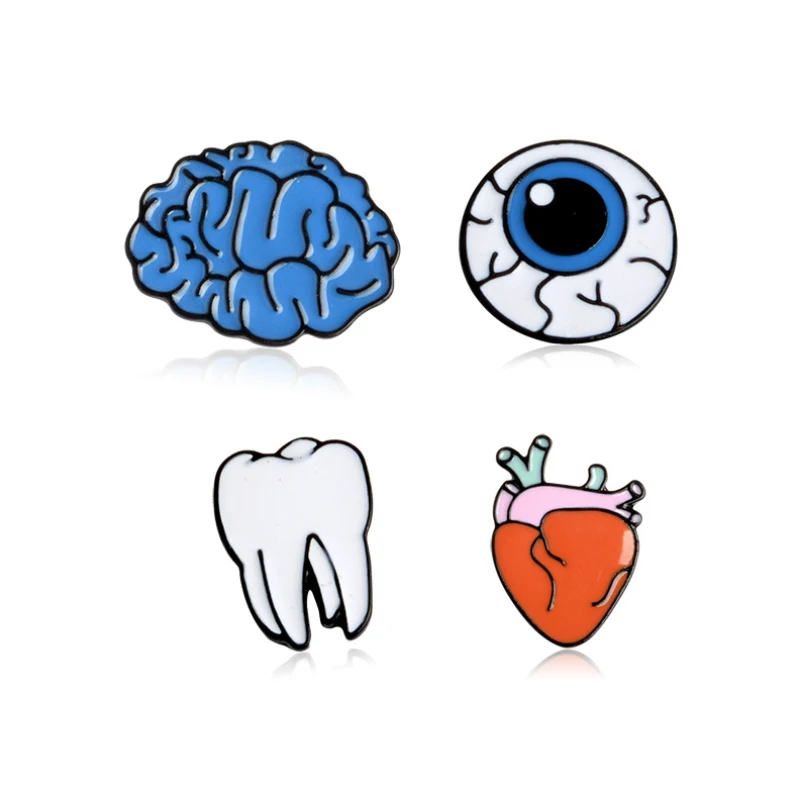 1 шт. металлический значок в виде тела из мультфильма|badge brooch|button pinsbadges for clothes |