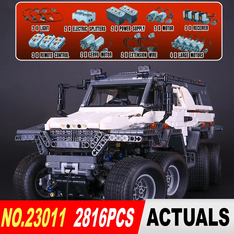 

NEW LEPIN 23011 Technic series 2816Pcs Off-road vehicle Model Building Blocks Bricks kits Compatible 5360 to children gifts