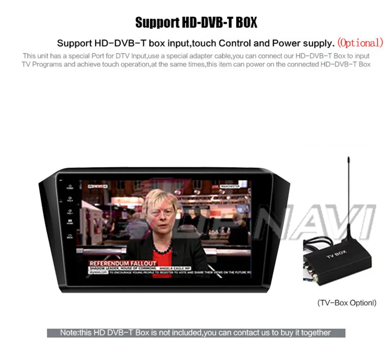 android car stereo 2 din quad core For VW Magotan 2017
