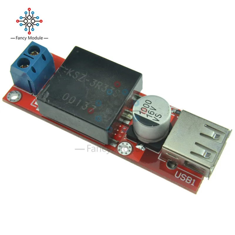 5 В USB выход преобразователь постоянного тока 7 в 24 до 3 А понижающий модуль KIS3R33S KIS