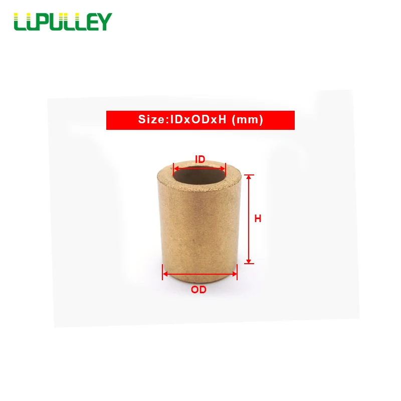LUPULLEY 2 шт./лот пропитанная маслом Спеченная бронзовая втулка медная подшипник
