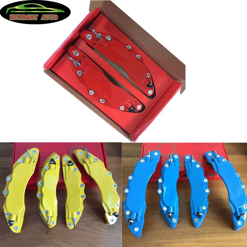 Special Price KUNBABT 4 Stuks Metal Blank Disc Remklauw Covers Maat L & M Voor 18-20 Inch Wielen