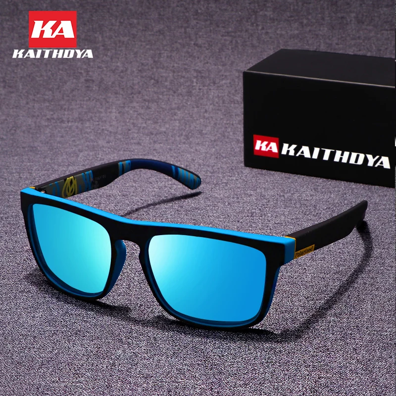 

2019 new Sport Sunglasses Polarized For Men Sun Glasses Square Driving Personality Color Mirror Luxury Brand Designer UV400